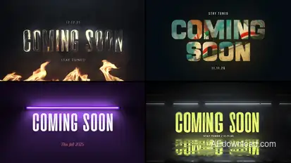 Coming Soon Titles Titles template preview