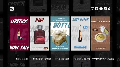 Commerce Instagram Reels Product Promo template preview