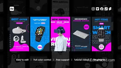 Commerce Instagram Reels Product Promo template preview