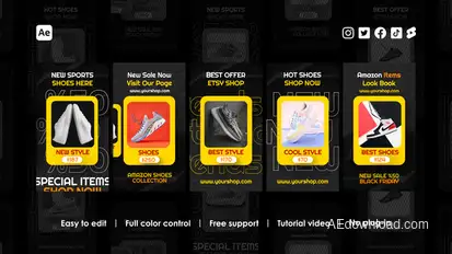 Commerce Instagram Stories Product Promo template preview