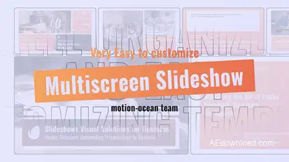 Commercial Multiscreen Slideshow Video Displays template preview