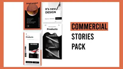 Commercial Stories Instagram Product Promo template preview