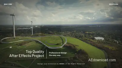 Company Slideshow Video Displays template preview