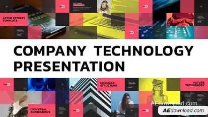 Company Technology Presentation Openers template preview