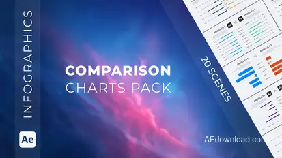 Comparison Infographics Pack Logo Stings template preview