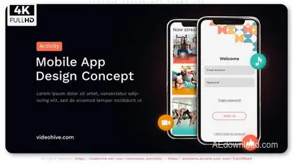 Concept Design App Promo V07 Product Promo template preview