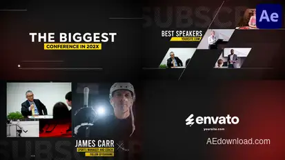 Conference Event Promotion for After Effects Openers template preview