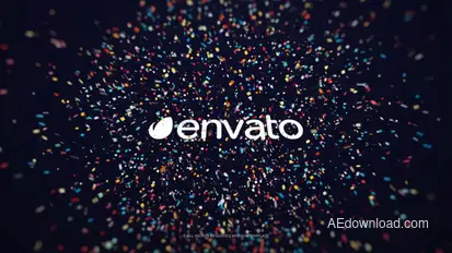 Confetti Burst - Logo Reveal Logo Stings template preview