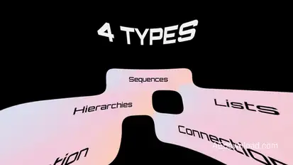 List Graph | Connection and Hierarchies Charts Infographics template preview