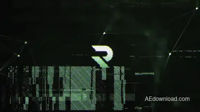 Connection | Glitchy Logo Reveal Logo Stings template preview