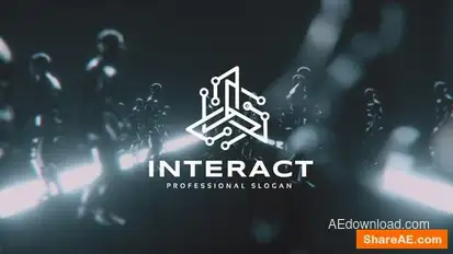 Connection Work Logo Stings template preview