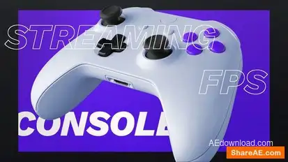 Console Gaming Intro Openers template preview