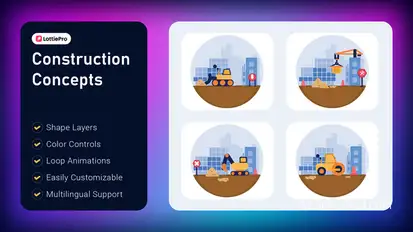 Construction Concepts Elements template preview