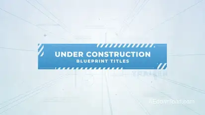 Construction Titles Trailer Titles template preview