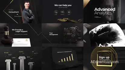 Consulting Presentation Product Promo template preview