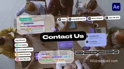 Contact Information Elements template preview