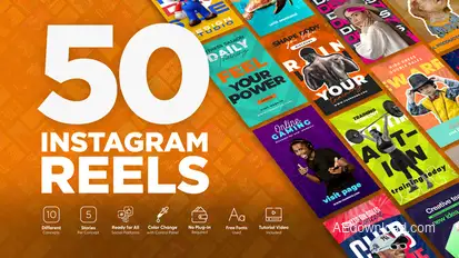 Content Creator Instagram Reels Product Promo template preview
