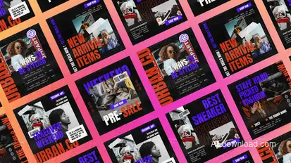 Convene Social Media Posts Product Promo template preview