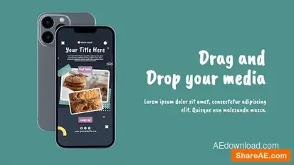 Cookie Shop Instagram Story Openers template preview