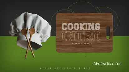Cooking Intro Podcast Openers template preview