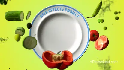 Cooking Intros Logo Stings template preview