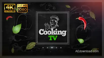 Cooking TV Show Pack 4K broadcast-packages template preview