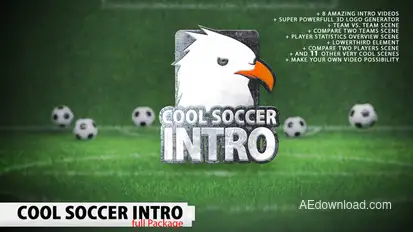 Cool Soccer Intro Openers template preview