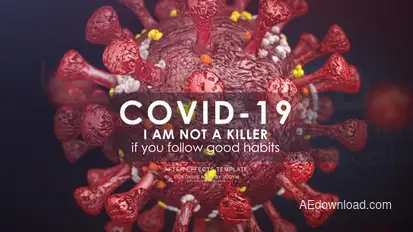 Corona Covid-19 Video Displays template preview