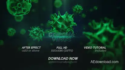 Corona Virus Titles  l  Virus Opener  l  Medical Template  l  Healthcare Presentation Openers template preview