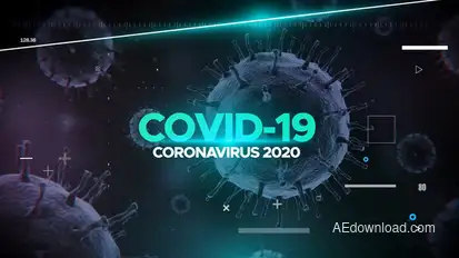 Coronavirus COVID-19 Slideshow 4K Video Displays template preview