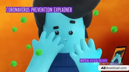 Coronavirus Prevention Explainer Openers template preview