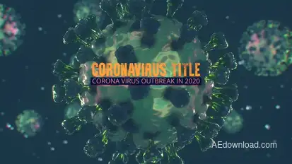 Coronavirus Title Titles template preview