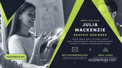 Corporate Agency Promo Video Displays template preview