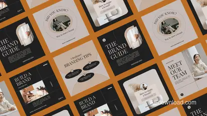 Corporate Business Instagram Posts Product Promo template preview