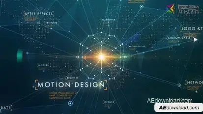 Corporate Business Network Opener Openers template preview