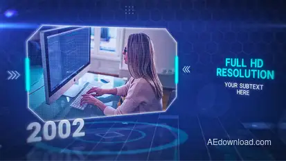 Corporate Business Template Video Displays template preview