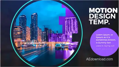 Corporate Curve Template Video Displays template preview