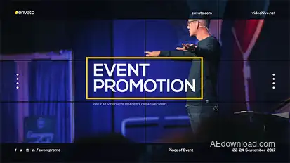 Corporate Event / Conference Promo / Meetup Opener / Business Coaching / Speakers Video Displays template preview