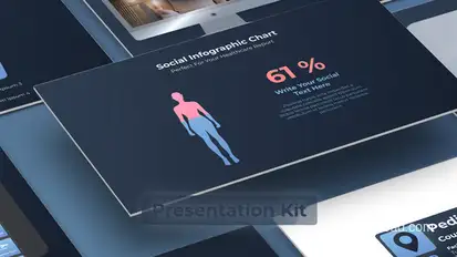 Corporate Infographics - Business Data Infographics Video Displays template preview