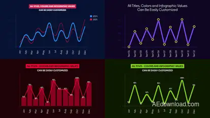 Corporate Infographics - | Infographic Line Chart Infographics template preview