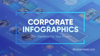 Corporate Infographics Infographics template preview