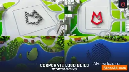 Corporate Logo Build Logo Stings template preview