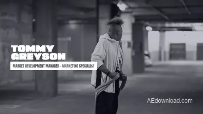 Corporate Lower Thirds Elements template preview