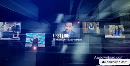 Corporate Presentation Openers template preview