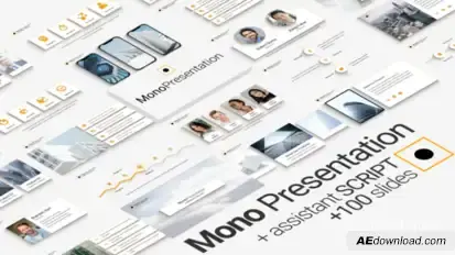 Corporate Presentation  AE Product Promo template preview