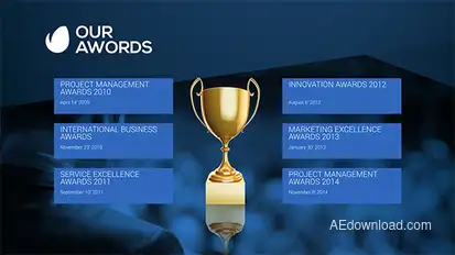 Corporate Presentation Pack Video Displays template preview