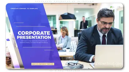 Corporate Presentation Slideshow Openers template preview
