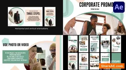 Corporate Promo Slideshow | After Effects Openers template preview