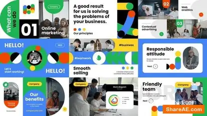 Corporate Promo Titles 3 in 1 Openers template preview