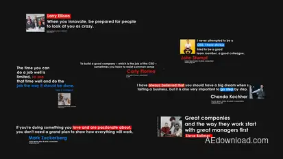 Corporate Quotes Titles Titles template preview